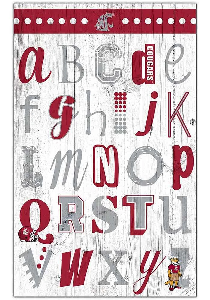 Wichita State Shockers Alphabet Sign - Yellow