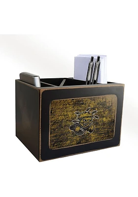 Wichita State Shockers Distressed Desktop Organizer Desk Accessory