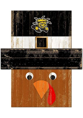 Wichita State Shockers Turkey Head Sign - Yellow