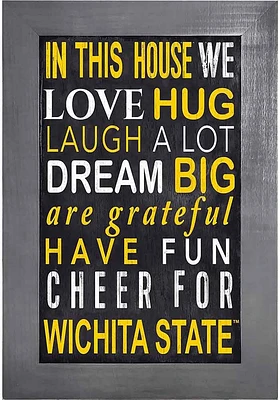 Wichita State Shockers In This House Picture Frame