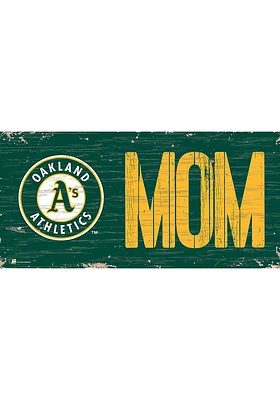 Oakland Athletics MOM Sign - Green