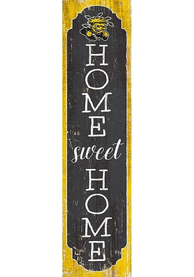 Wichita State Shockers 48 Inch Home Sweet Home Leaner Sign - Yellow