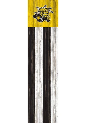 Wichita State Shockers 48 Inch Flag Leaner Sign - Yellow