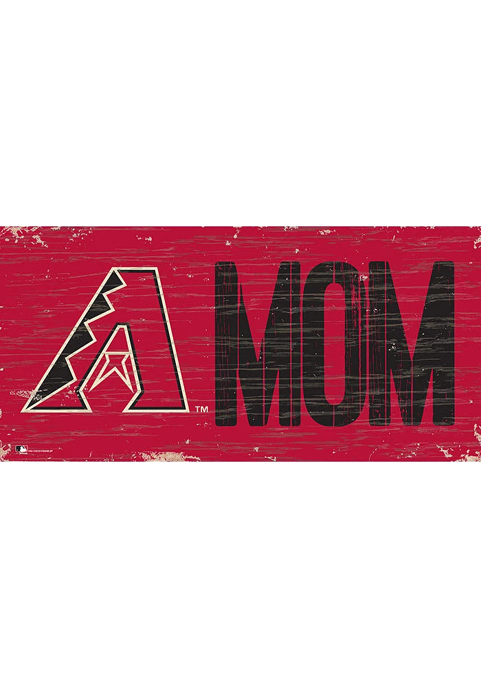 Arizona Diamondbacks MOM Sign - Red