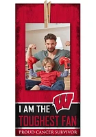 Wisconsin Badgers The Toughest Fan Sign - Red