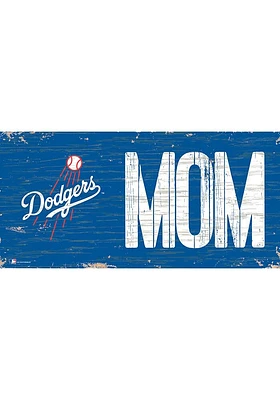 Los Angeles Dodgers MOM Sign - Blue