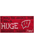 Wisconsin Badgers Huge Fan Sign - Red