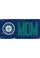 Seattle Mariners MOM Sign - Navy Blue