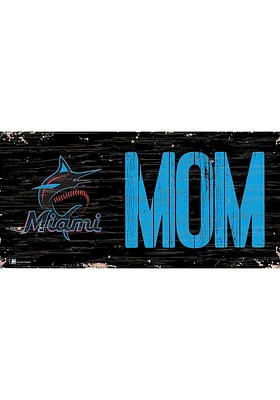 Miami Marlins MOM Sign - Blue