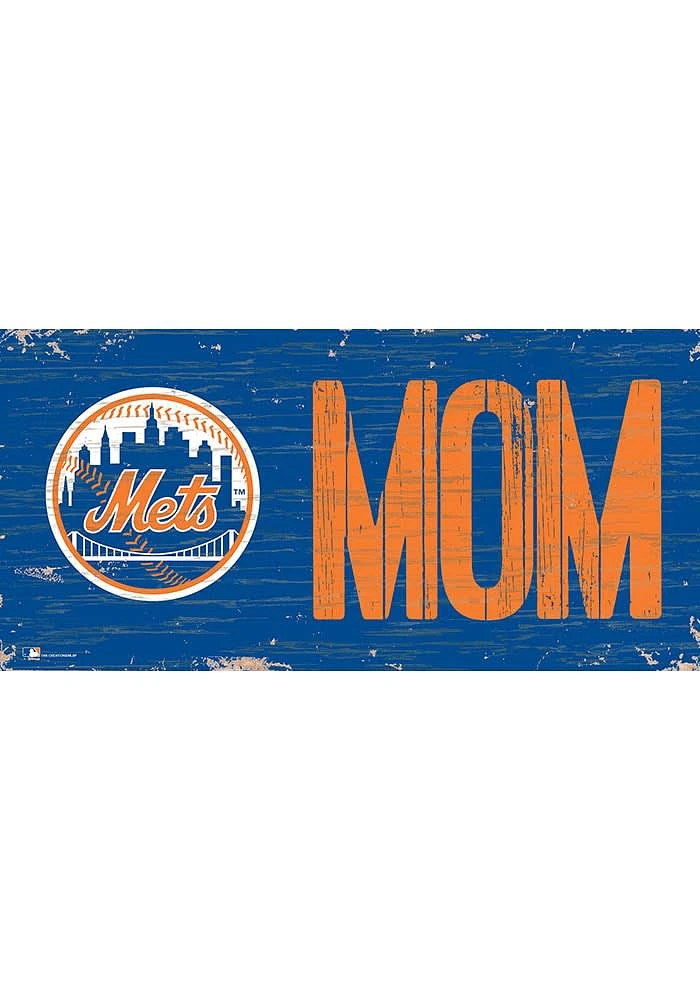 New York Mets MOM Sign - Blue