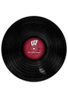 Wisconsin Badgers 12 Inch Vinyl Circle Sign - Red