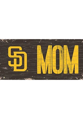 San Diego Padres MOM Sign - Brown