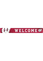 Wisconsin Badgers Welcome Strip Sign - Red