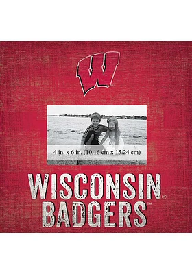 Red Wisconsin Badgers Team 10x10 Picture Frame