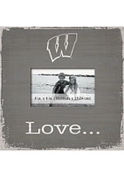 Wisconsin Badgers Love Picture Picture Frame - Red
