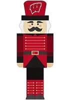 Wisconsin Badgers 31 Inch Nutcracker Leaner Sign - Red