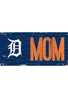 Detroit Tigers MOM Sign - Navy Blue