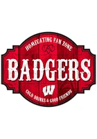 Wisconsin Badgers 24 Inch Homegating Tavern Sign - Red