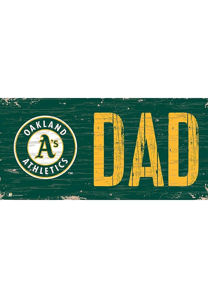 Oakland Athletics DAD Sign - Green