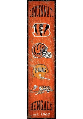 Cincinnati Bengals Heritage Banner 6x24 Sign