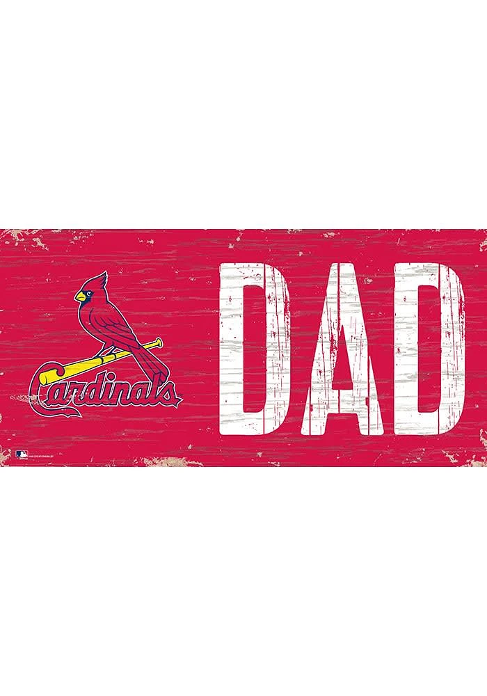 St Louis Cardinals DAD Sign - Red