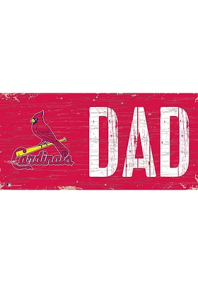 St Louis Cardinals DAD Sign - Red