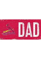 St Louis Cardinals DAD Sign - Red
