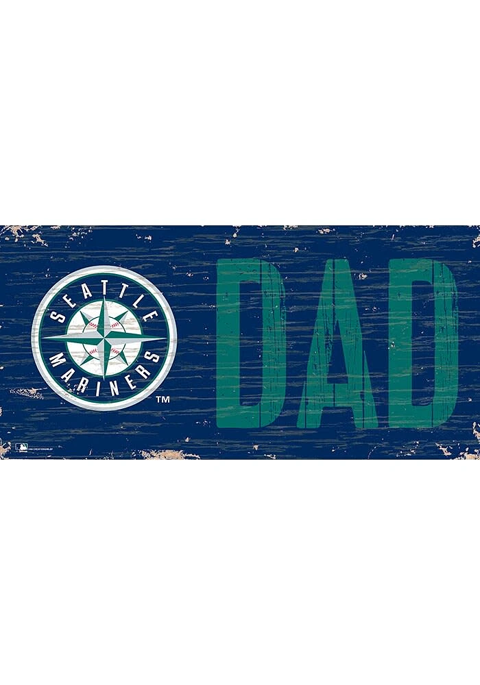 Seattle Mariners DAD Sign - Navy Blue