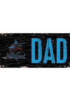 Miami Marlins DAD Sign - Blue