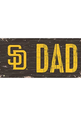 San Diego Padres DAD Sign - Brown