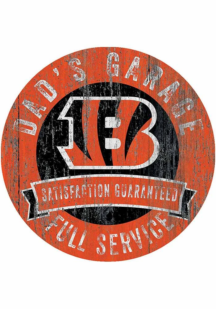 Cincinnati Bengals Dads Garage Sign