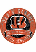 Cincinnati Bengals Dads Garage Sign