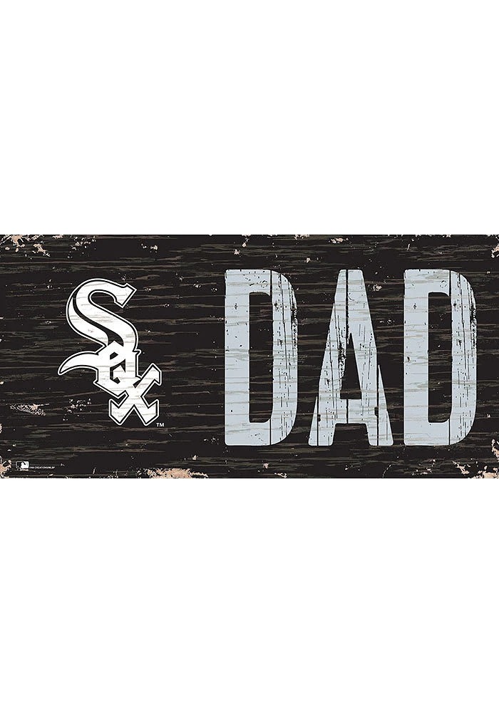 Chicago White Sox DAD Sign - Black