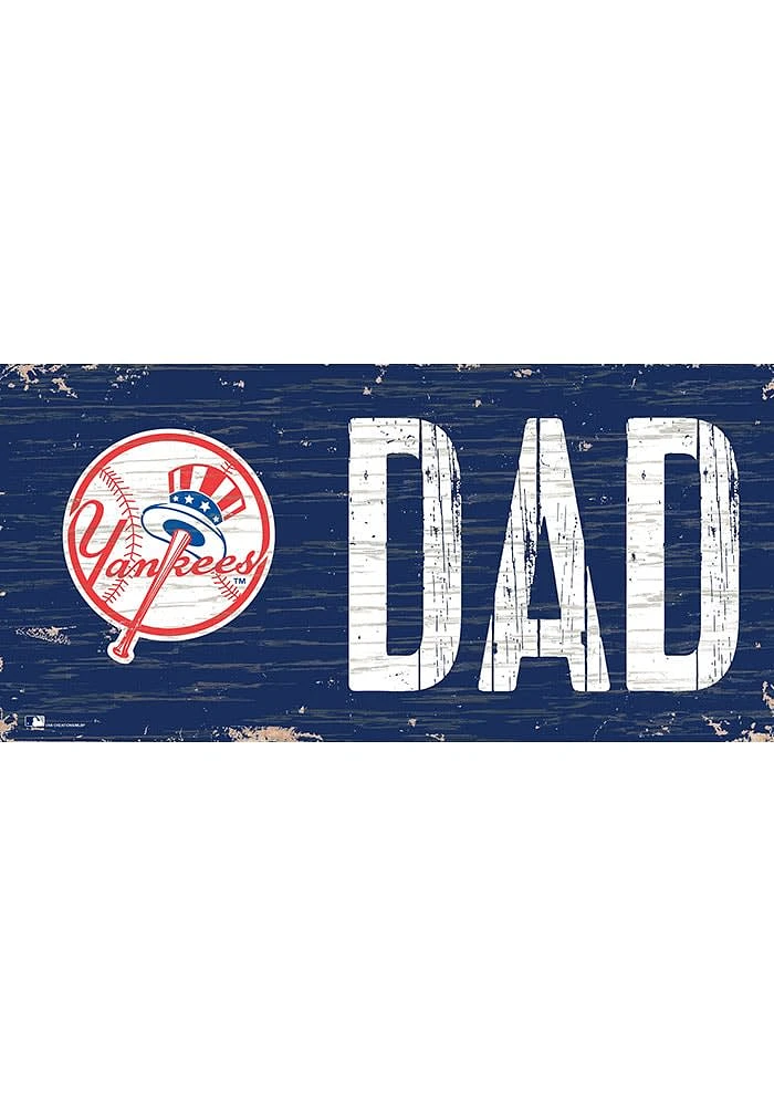 New York Yankees DAD Sign - Blue