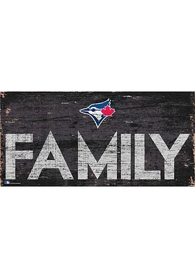 Toronto Blue Jays Family 6x12 Sign - Blue