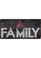 St Louis Cardinals Family 6x12 Sign - Red