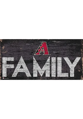 Arizona Diamondbacks Family 6x12 Sign - Red
