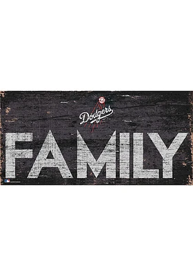 Los Angeles Dodgers Family 6x12 Sign - Blue