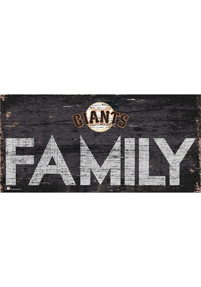 San Francisco Giants Family 6x12 Sign - Orange
