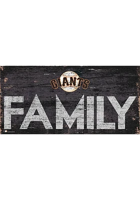 San Francisco Giants Family 6x12 Sign - Orange