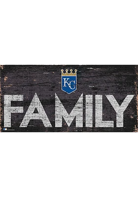 Kansas City Royals Family 6x12 Sign - Blue