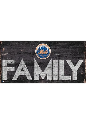 New York Mets Family 6x12 Sign - Blue