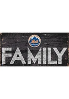 New York Mets Family 6x12 Sign - Blue