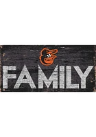 Baltimore Orioles Family 6x12 Sign - Orange