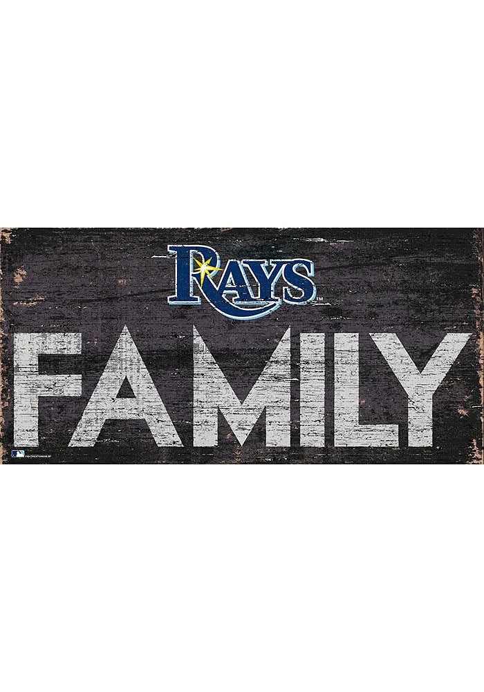 Tampa Bay Rays Family 6x12 Sign - Blue