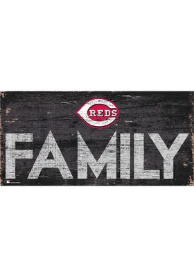 Cincinnati Reds Family 6x12 Sign