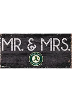 Oakland Athletics Mr and Mrs Sign - Green