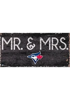 Toronto Blue Jays Mr and Mrs Sign - Blue