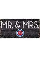 Chicago Cubs Mr and Mrs Sign - Blue