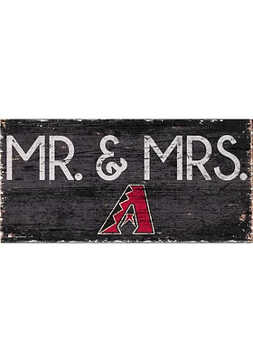 Arizona Diamondbacks Mr and Mrs Sign - Red